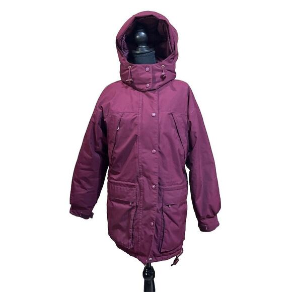 Eddie Bauer Ridge Line Women's Small Gore-Tex Goose Down Parka Coat Hooded - Picture 1 of 16